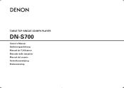 Denon DN-S700 Owners Manual