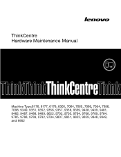 Lenovo ThinkCentre M57e Hardware Maintenance Manual