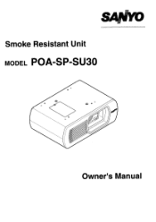 Sanyo SU30 Instruction Manual, POA-SP-SU30 Smoke-Box