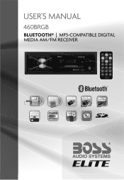 Boss Audio 460BRGB User Manual