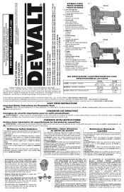 Dewalt D51238K Instruction Manual