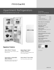 Frigidaire FFPT12F3MW Product Specifications Sheet (English)