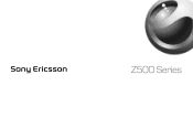Sony Ericsson Z500a User Guide