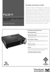 ViewSonic PJL3211 PJL3211  Spec Sheet (English, Europe)