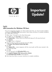 HP Deskjet 990c HP DeskJet 990C Series Printer - (English, Spanish, French, Portuguese) Additional USB Information