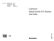 Lenovo IdeaCentre K450 Lenovo IdeaCentre K4 Series User Guide