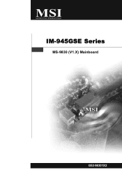 MSI IM945GSED User Guide