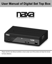 Naxa NT-52 NT-52 English Manual