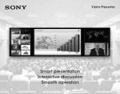 Sony PWAVP100 Specification Sheet (Vision Presenter Software Brochure)