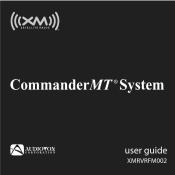 Audiovox XMRVRFM002 User Guide