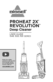 Bissell ProHeat 2X Revolution Pet Carpet Cleaner 1548 User Guide