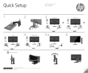 HP DreamColor Z31x Quick Setup Guide