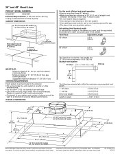 Maytag UXL6048YSS Dimension Guide