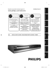 Philips DVDR3575H User manual