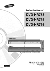 Samsung DVD-HR755 Instruction Manual