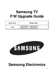 Samsung LN40A530P1F User Manual