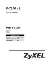 ZyXEL P-791R v2 User Guide