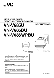 JVC V685U Instructions