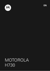 Motorola h730tooth headset User Guide
