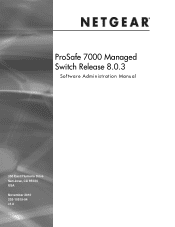 Netgear GSM7228PS 7000 Series Managed Switch Administration Guide for Software Version 8.0.3