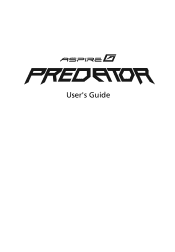 Acer Aspire G7700 Aspire G7700 Series User's Guide
