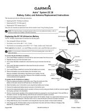 Garmin Astro DC 30 Battery Replacement Instructions