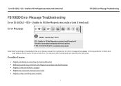 HP Scitex FB10000 Geffen TS Error 66062