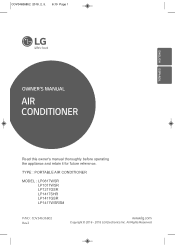 LG LP1417SHR Owners Manual
