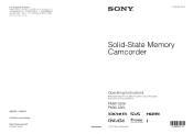Sony PMW320K Product Manual (PMW320 Operating Instruction)