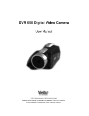 Vivitar DVR 650 Camera Manual