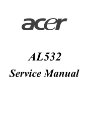 Acer AL532 AL532 Monitor Service Guide
