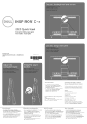 Dell Inspiron One 2320 Quick Start Guide (PDF)