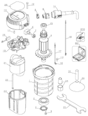 Dewalt DW616 Parts Diagram