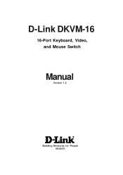 D-Link DKVM-16 Manual