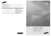 Samsung LN40C560J2F User Manual (user Manual) (ver.1.0) (Korean)