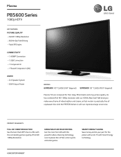 LG 60PB5600 Specification - English