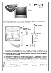 Philips 27DVCR55S Quick start guide