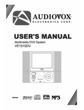 Audiovox VE1510DV User Manual