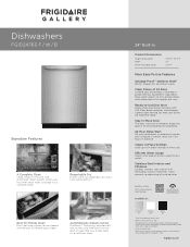 Frigidaire FGID2476SF Product Specifications Sheet