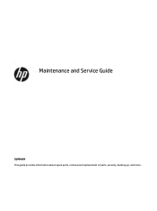 HP Pavilion Aero 13.3 Maintenance and Service Guide