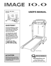 Image Fitness 10.0 English Manual