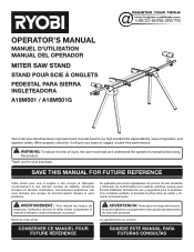Ryobi A18MS01G Operation Manual