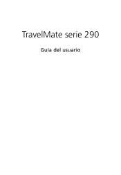 Acer TravelMate 290 TravelMate 290 User's Guide ES