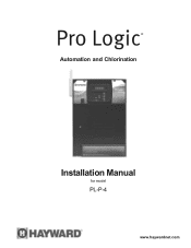 Hayward Pro Logic® Model: PL-P-4 Installation