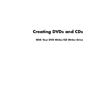 HP Media Center m477.uk HP Pavilion Desktop PCs - (English) Creating DVDs and CDs With Your DVD Writer or CD Writer Drive 5990-6470