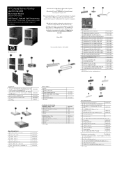 HP dx2358 Illustarted Parts Map: HP Compaq Business Desktop dx2355/dx2358 Microtower Models