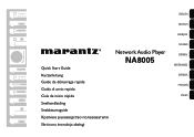 Marantz NA8005 Quick Start Guide in English