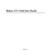 Nokia 3711 fold Nokia 3711 fold User Guide in US English / Spanish