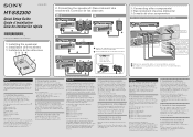 Sony HT-SF2300 Quick Setup Guide