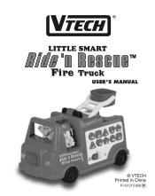 Vtech Ride 'n Rescue Fire Truck User Manual